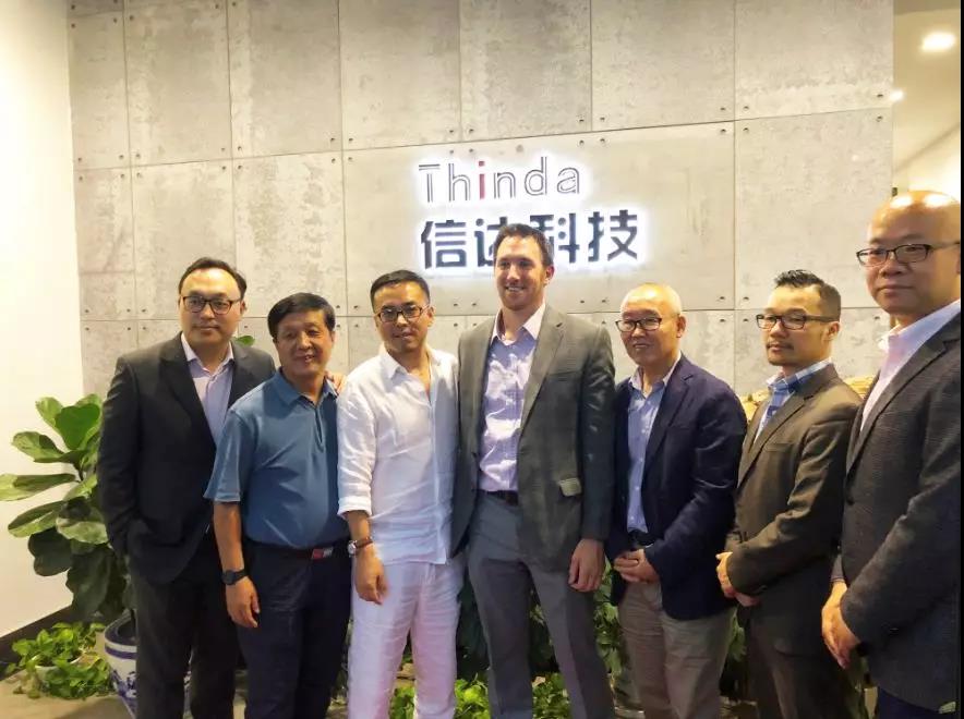 唐國慶老師攜美國路創電子公司中國區域代表到訪信達電通科技