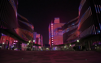 國(guó)內(nèi)首次！LED視頻燈條在景觀照明中被大量使用