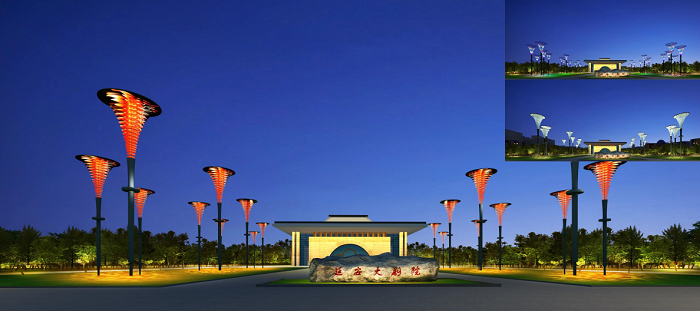 延安中軸線夜景規(guī)劃設(shè)計(jì)